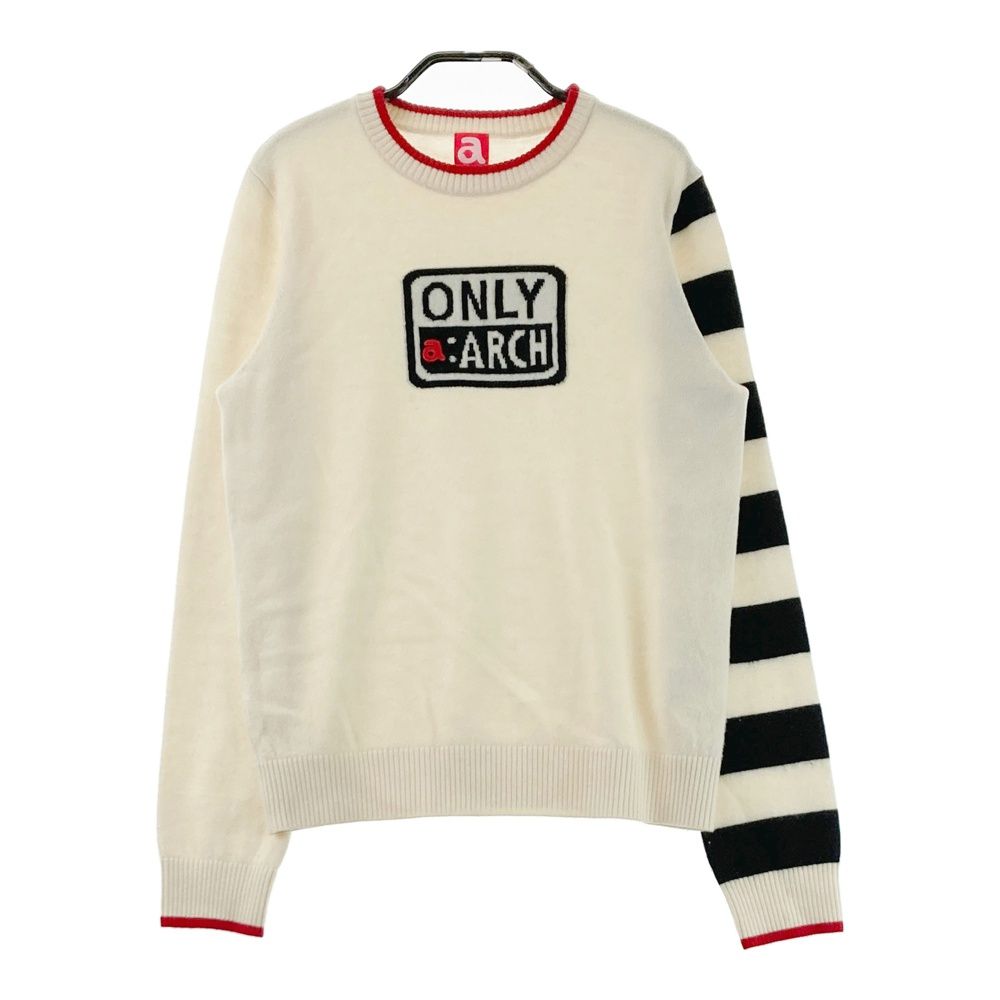 サイズ：38 ARCHIVIO アルチビオ 長袖 ニットセーター ホワイト系