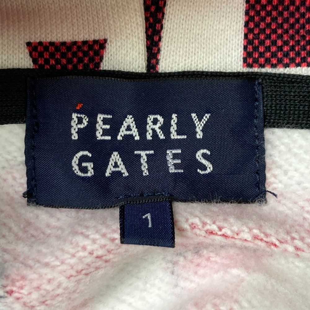 サイズ：1 PEARLY GATES パーリーゲイツ 裏起毛 スウェット ジップ