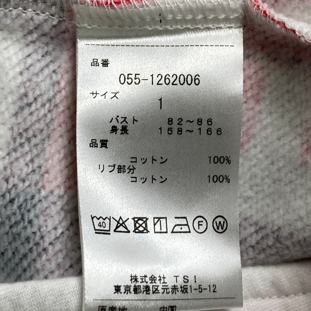 サイズ：1 PEARLY GATES パーリーゲイツ 裏起毛 スウェット ジップ