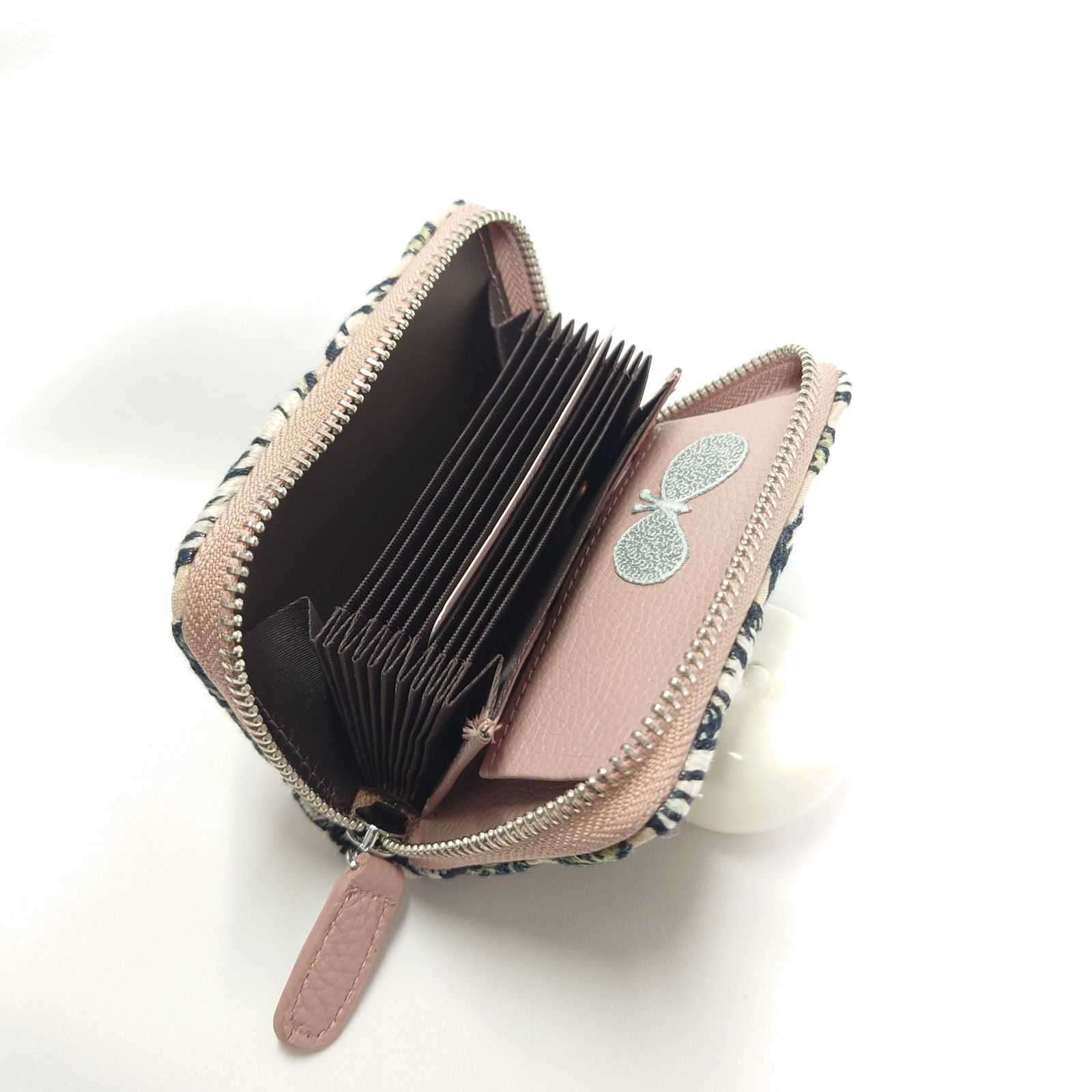 ✿5/完成確認用 本革じゃばらミニ財布 リバティ ミナペルホネン ✿5/完成確認用 本革じゃばらミニ財布 リバティ ミナペルホネン