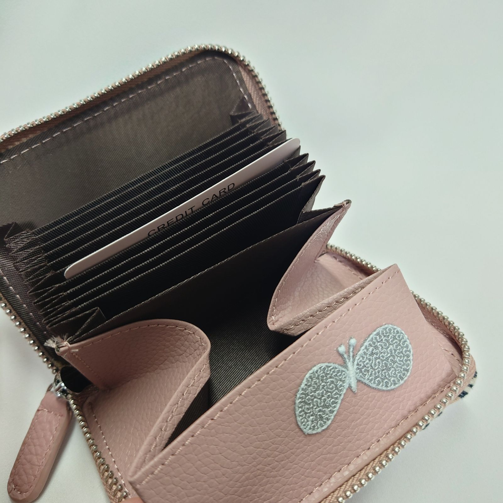 ✿12/25完成 bisco様確認用 rosy ピンク じゃばらミニ財布 ミナ