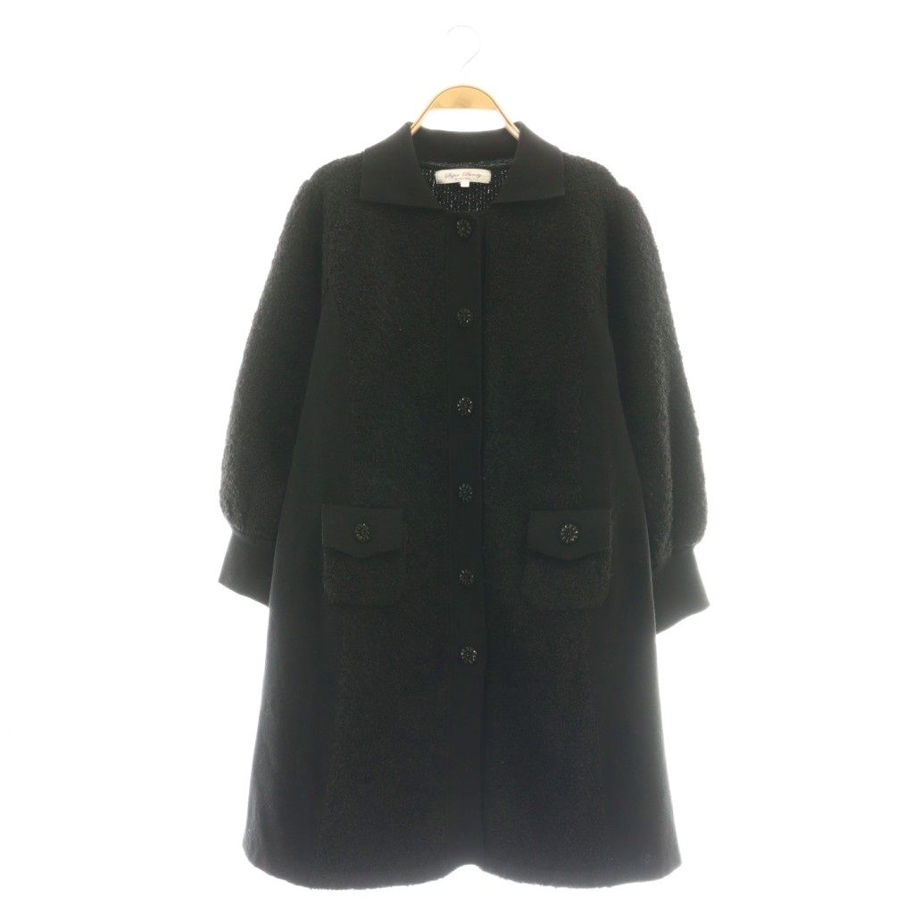 【新品】Super Beauty コート 44 スーパービューティ Super Beauty ニットコート ステンカラー 44