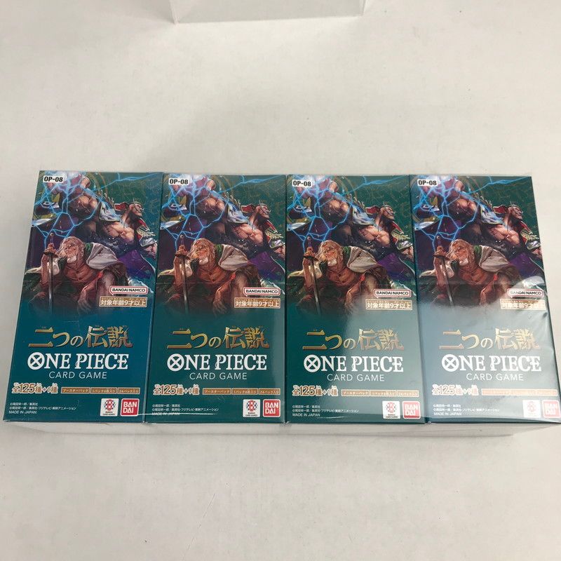 未使用品】 ONE PIECE カードゲーム ブースターパック 二つの伝説 4BOX