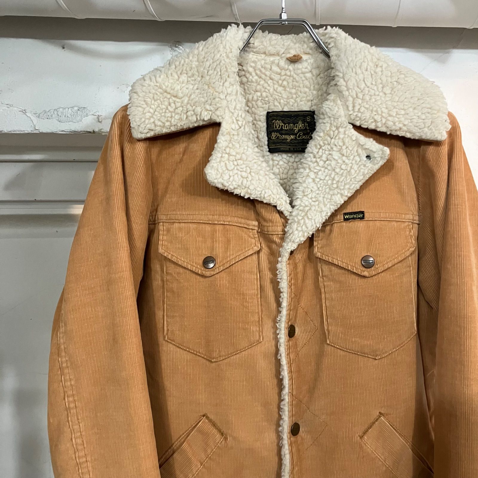 70s Wrangler / ラングラー コーデュロイ ランチボアジャケット サイズ