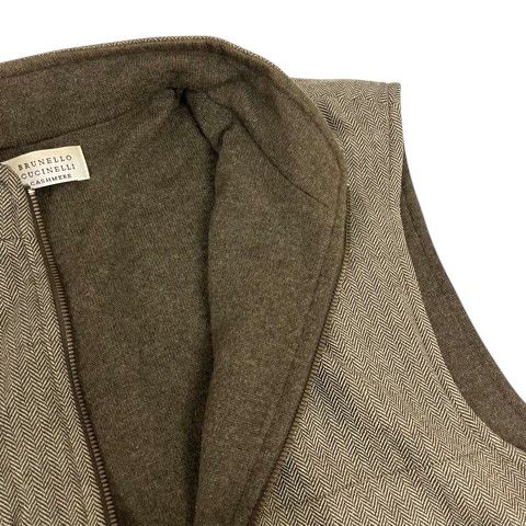 ブルネロクチネリ BRUNELLO CUCINELLI ベスト カシミヤ ウール