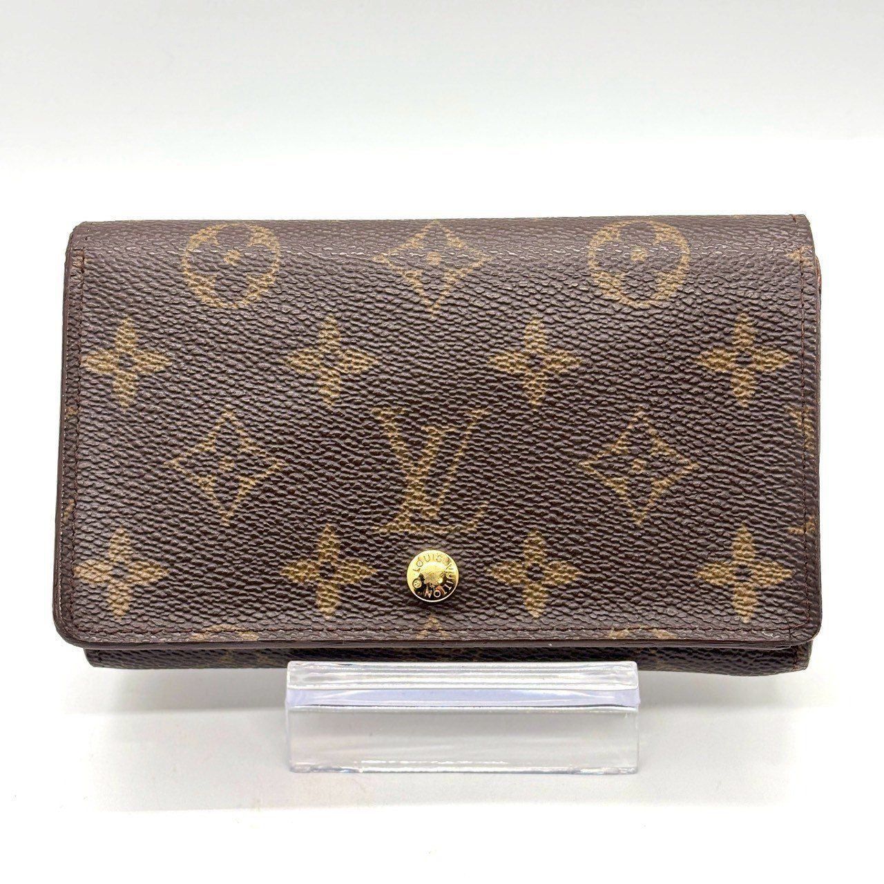 日常に寄り添う王道の美学】 LOUIS VUITTON ルイヴィトン 二つ折り財布