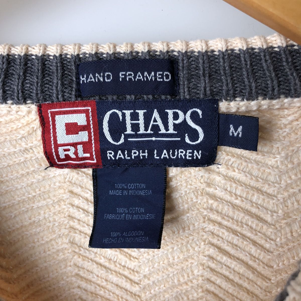 古着 ラルフローレン Ralph Lauren CHAPS チャップス ヘリンボーン