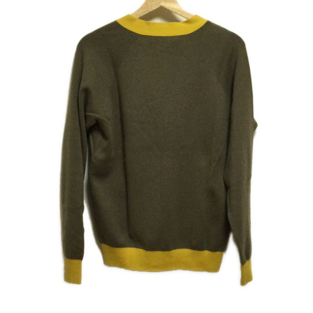 【美品】CABAN キャバン イエロー カーディガン 長袖 CABaN（キャバン） ニットカーディガン S ライトイエロー レディース