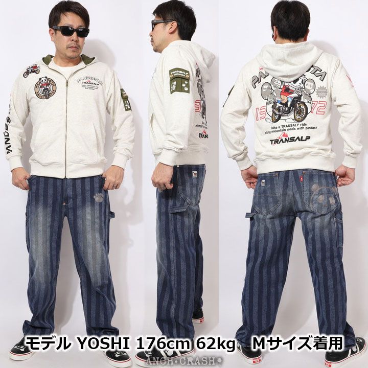 HONDA×PANDIESTA TRANSALPマウンテンライド ZIPパーカー 595502