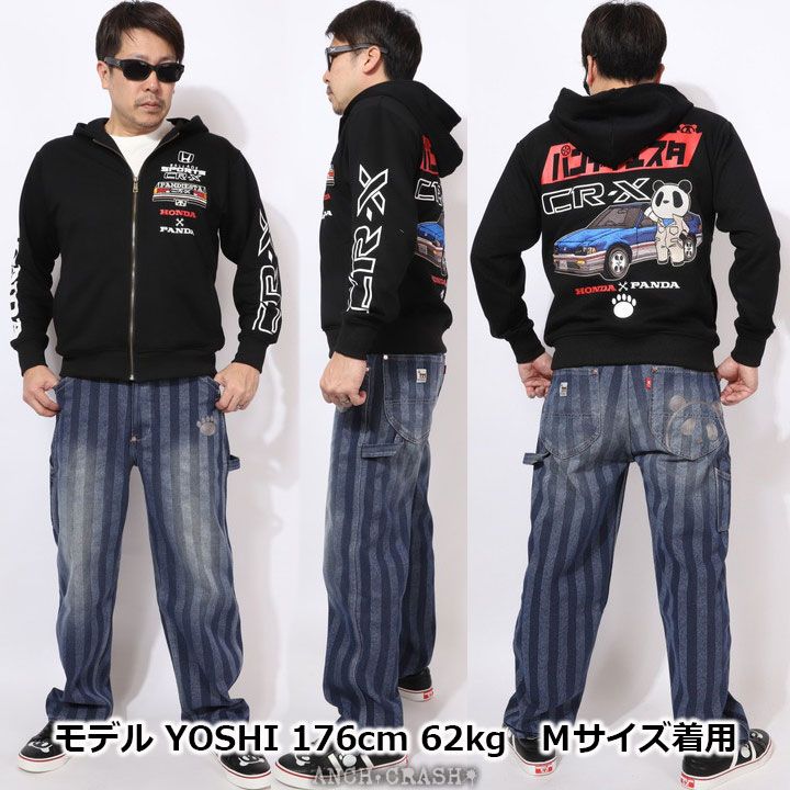 HONDA×PANDIESTA CR-X メカニック ZIPパーカー 595503 パンディエスタ 