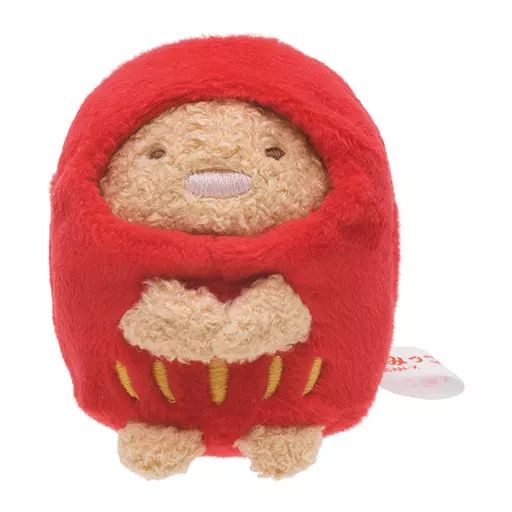 中古】ぬいぐるみ とんかつ(かつだるま) てのりぬいぐるみ 運気