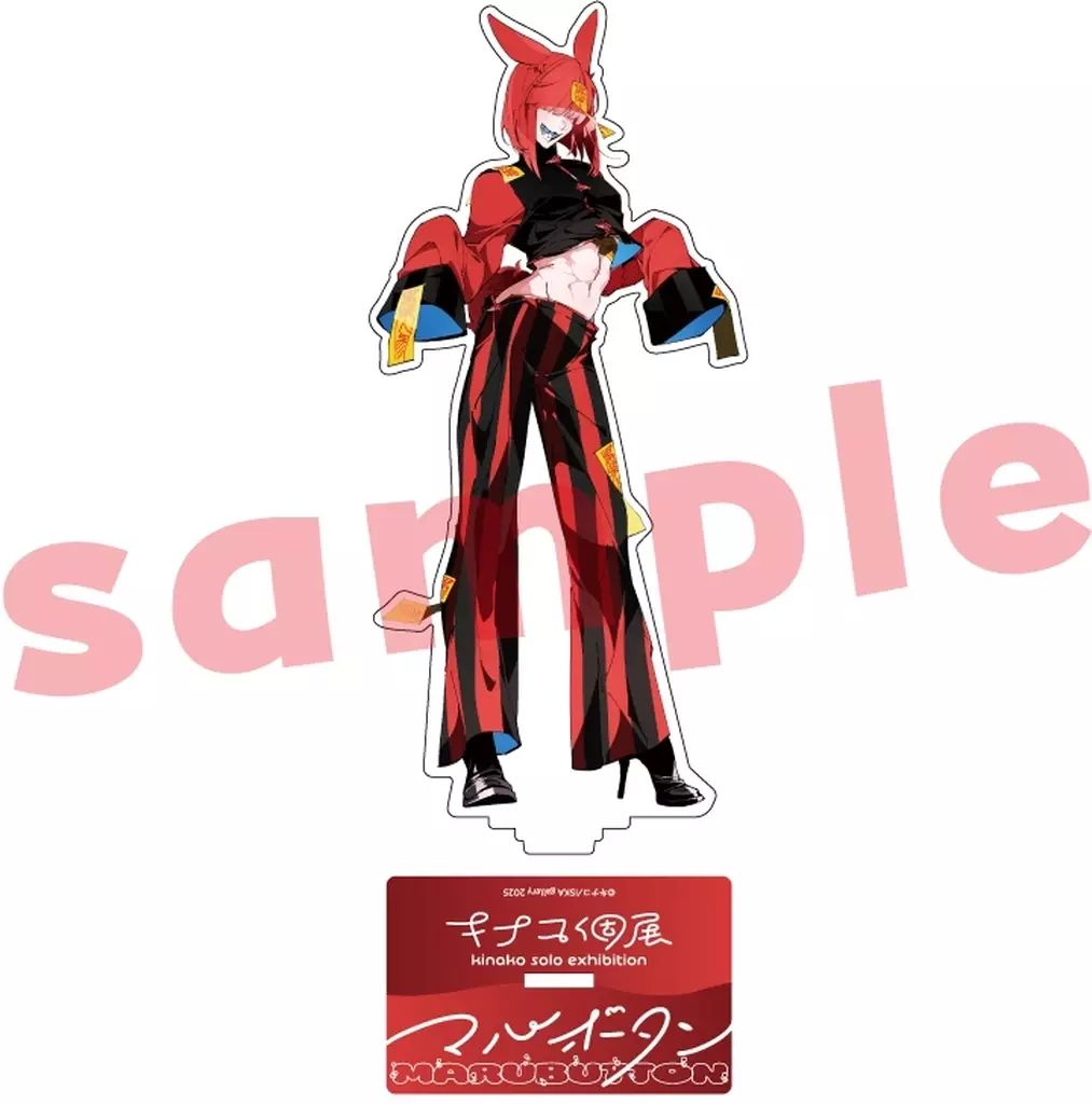 新品】アクリルスタンド・アクリルパネル C.赤バニー アクリルスタンド