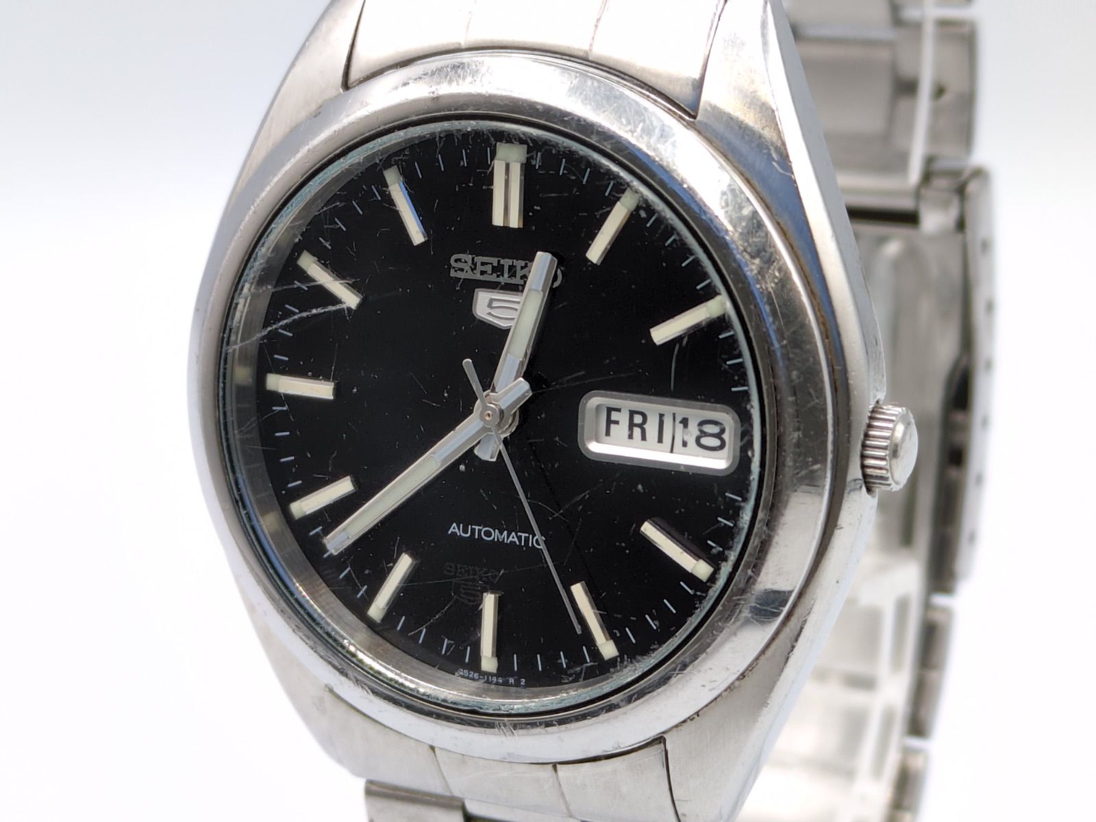 比*治様 SEIKO5 セイコーファイブ デイデイト 7S26-0060 自動巻 SEIKO セイコー 5 自動巻き 腕時計 7S26-0060 デイデイト ブラック文字