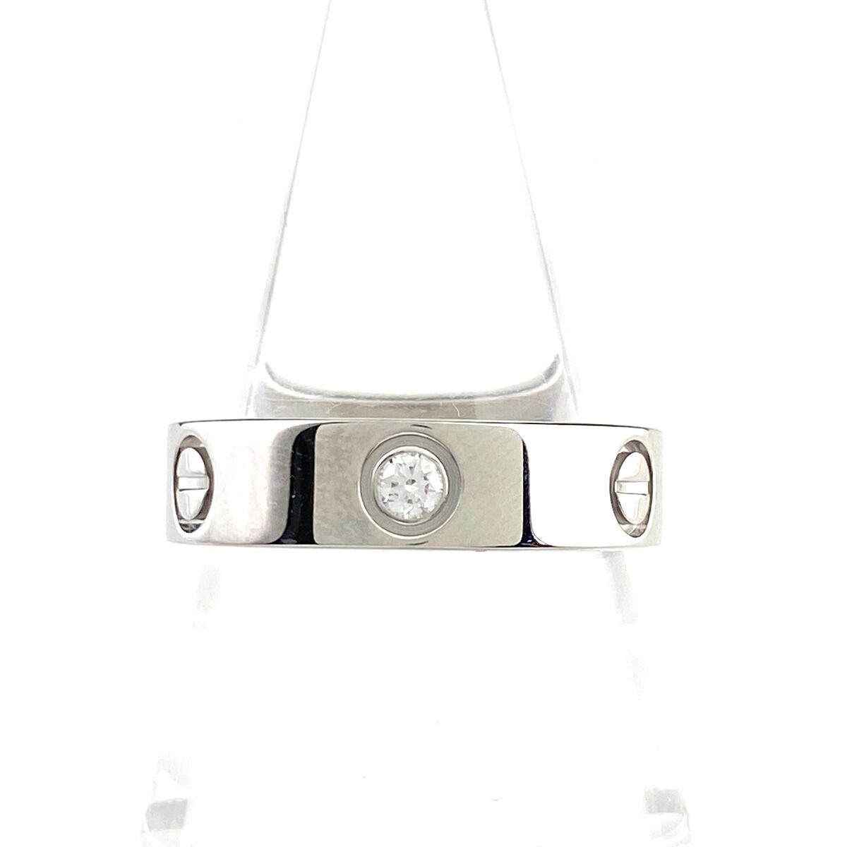 カルティエ CARTIER ラブリング 1P プラチナ 指輪 リング 18.5号 Pt950