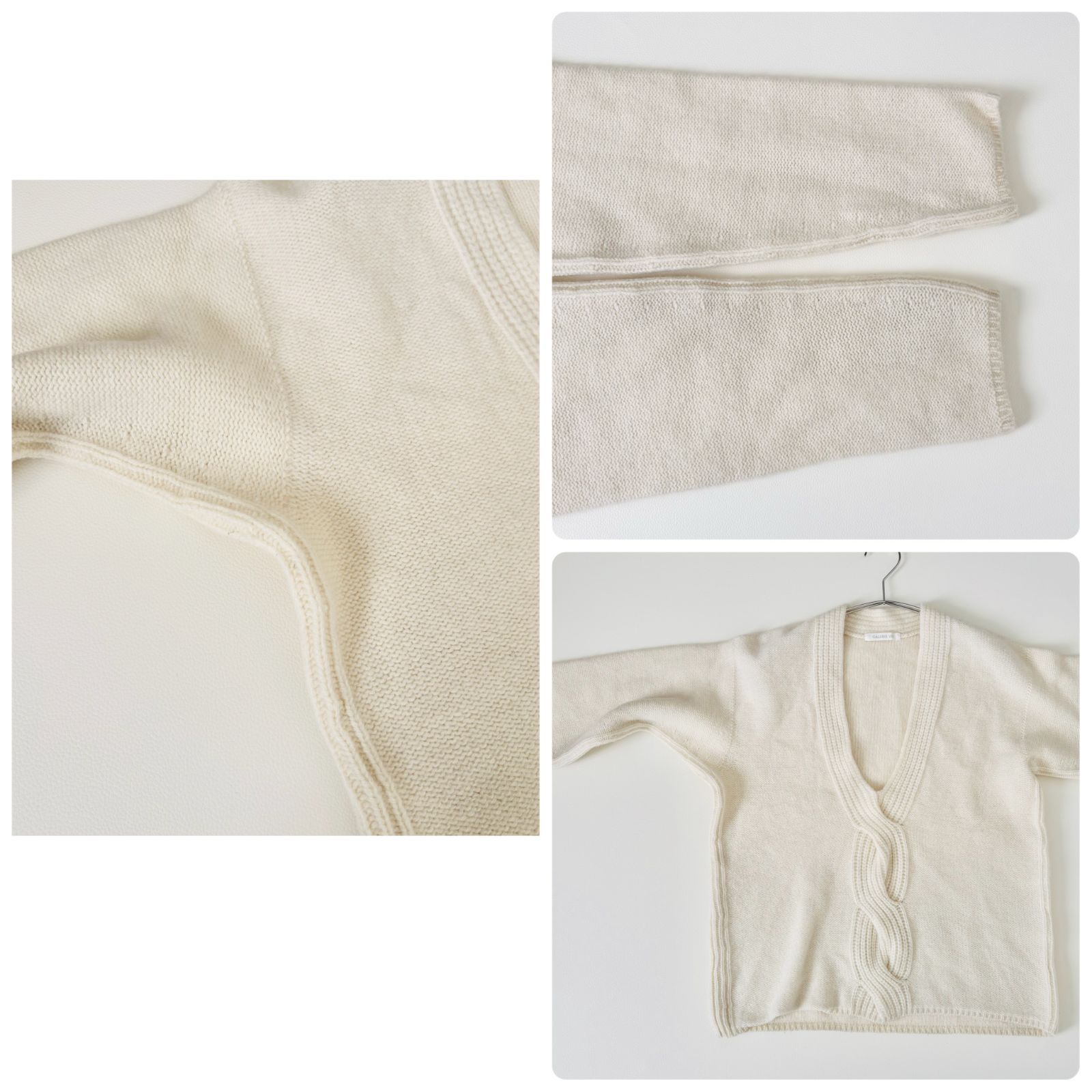 早い者勝ち♪GALERIE VIE ニット ホワイトコーデ シンプル ウール 早い者勝ち♪GALERIE VIE ニット ホワイトコーデ シンプル ウール