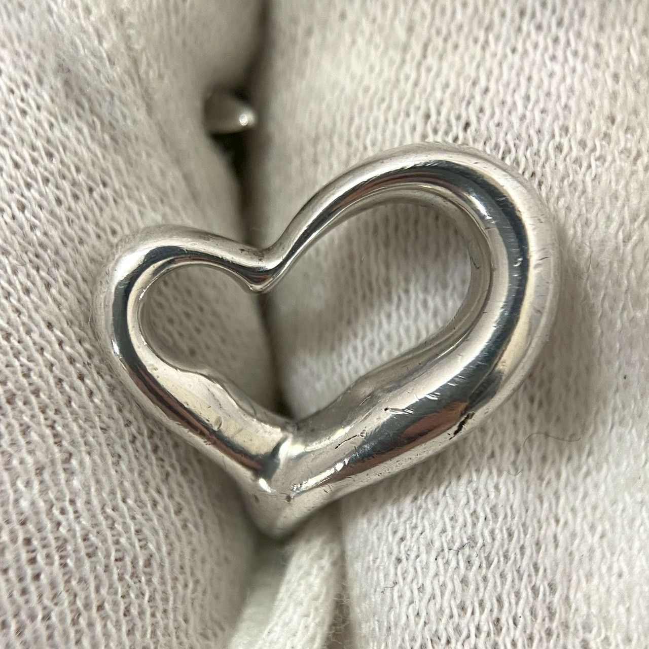 CH【TIFFANY&Co.】オープンハート リング ELSA PERETTI/エルサ