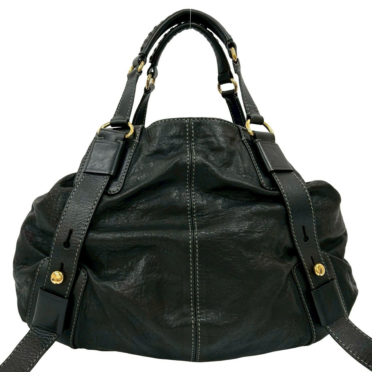 DOLCE & GABBANA　レザートート　美品 Dolce & Gabbana DG Logo トートバッグ | ブラック | FARFETCH JP