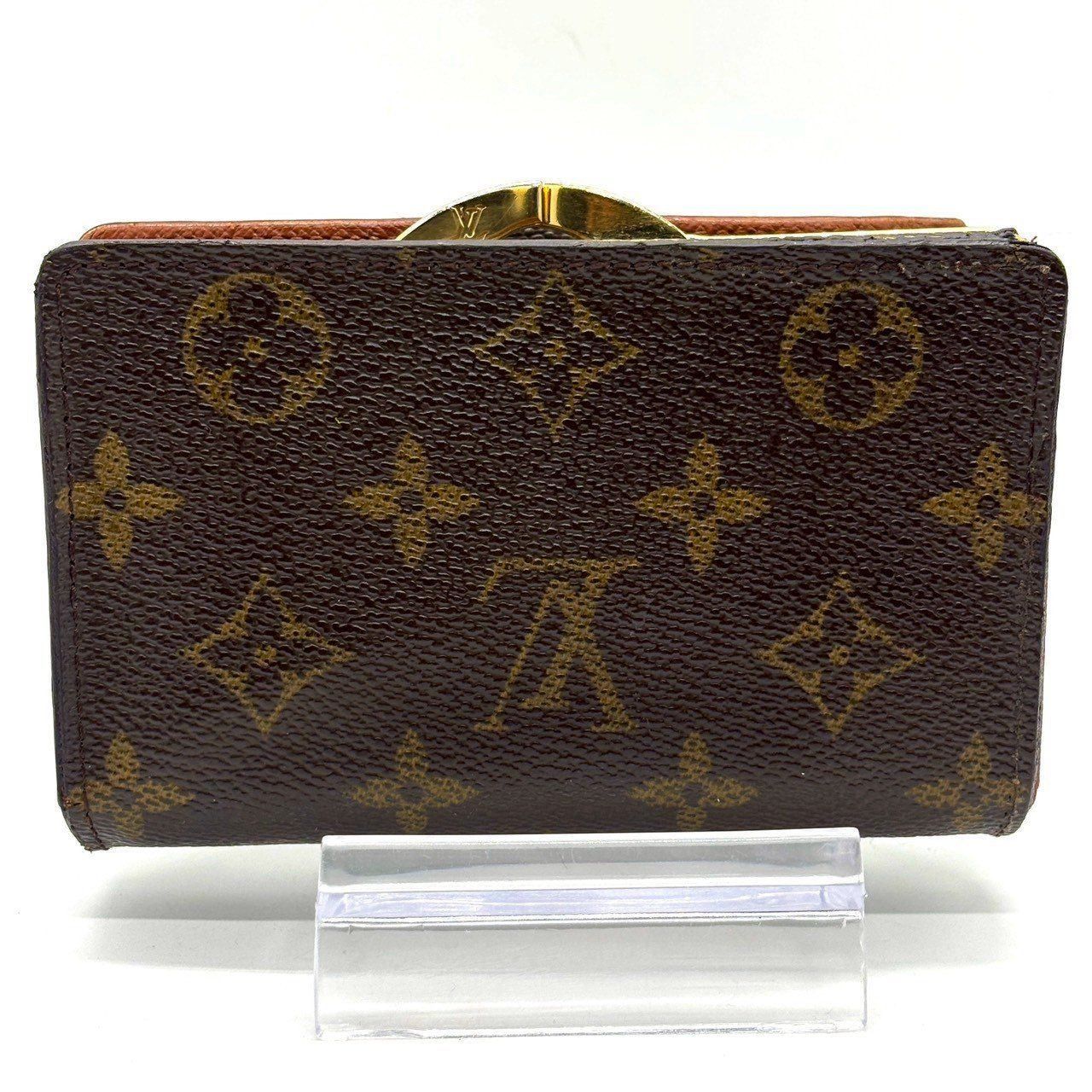 品格を添えるがま口】 LOUIS VUITTON ルイヴィトン 二つ折り財布