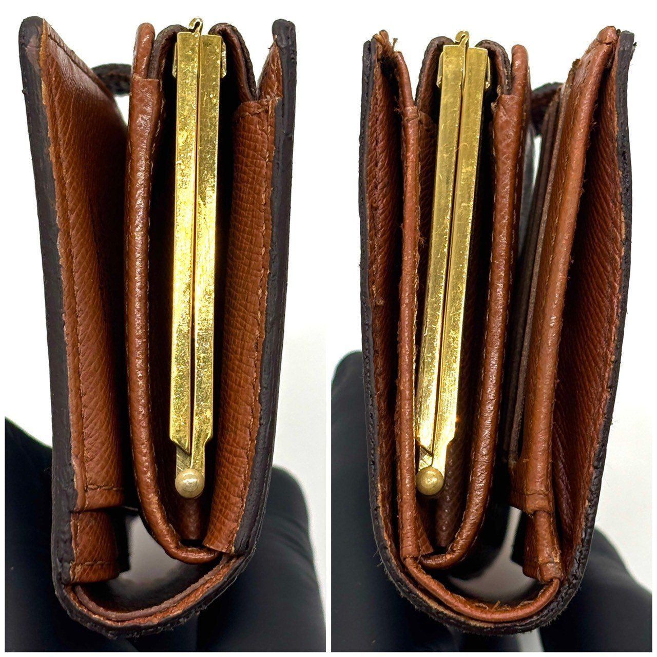 品格を添えるがま口】 LOUIS VUITTON ルイヴィトン 二つ折り財布