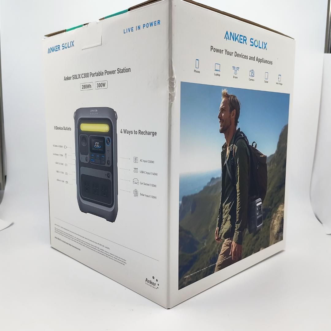 防災関連グッズ Anker Solix C300 Portable Power Station ポータブル