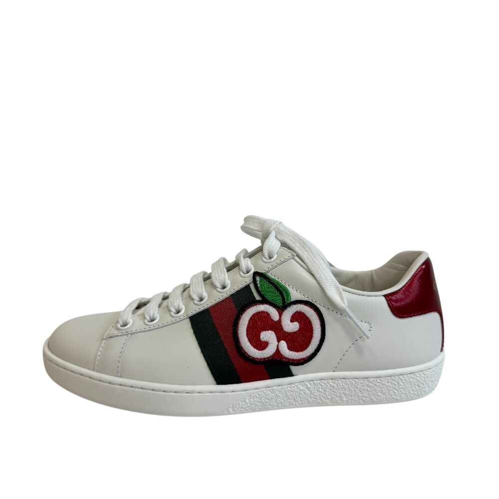 グッチ シェリーライン スニーカー ホワイト 27cm相当 GUCCI（グッチ） Rhyton ライトン シェリーライン ローカット