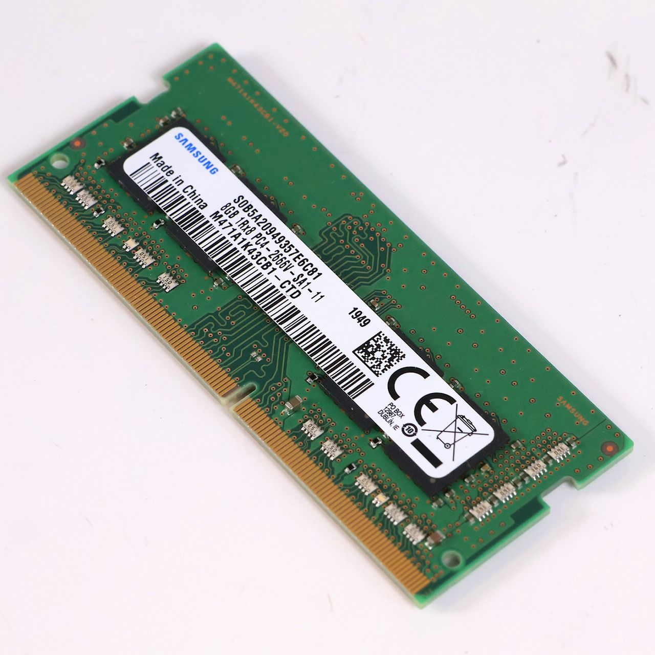 中古 PC用メモリ8GB DDR4-2666 SAMSUNG M471A1K43CB1-CTD - メルカリ