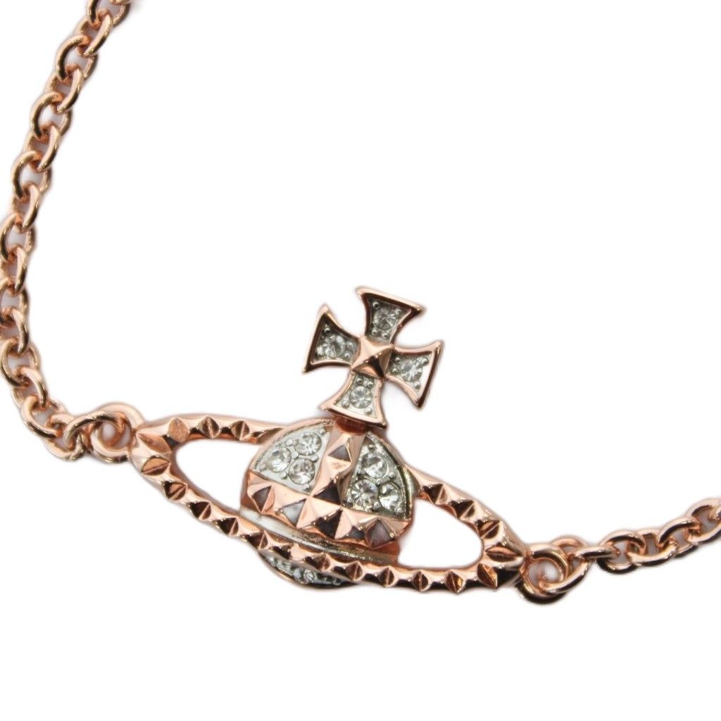 Vivienne Westwood ブレスレット オーブ ラインストーン Vivienne Westwood ヴィヴィアンウエストウッド オーブ ORB ライン