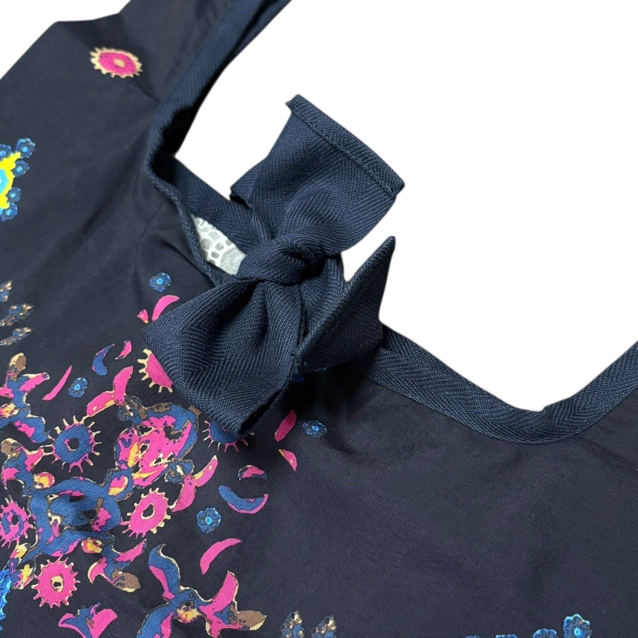 極美品 サカイ トートバッグ エコバッグ ショッピングバッグ フラワージャガード 極美品 サカイ トートバッグ エコバッグ ショッピングバッグ フラワー