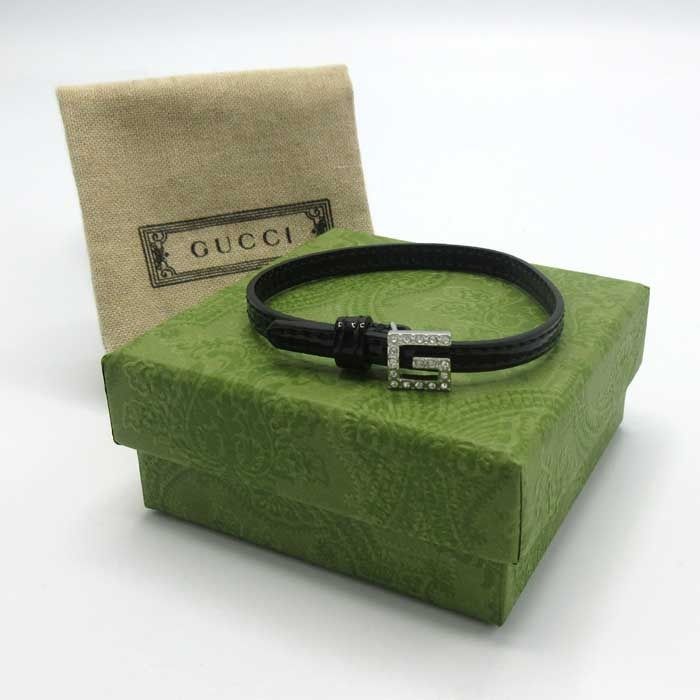 新品】グッチ 623237 J1784 8162 (ブラック) ブレスレット