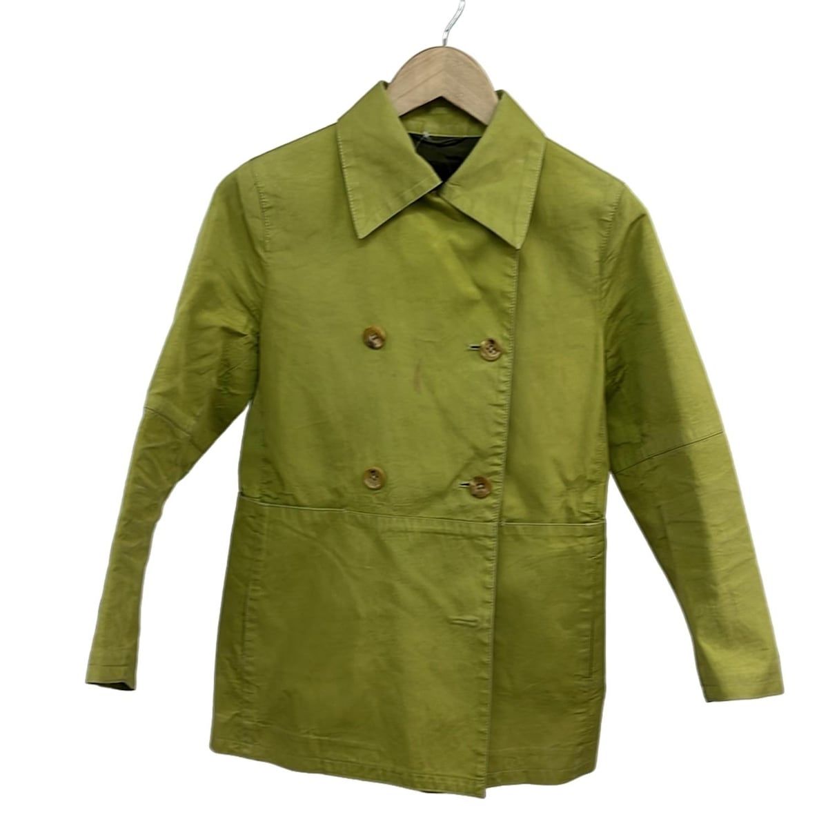 【美品】TOMORROWLAND トゥモローランド コート グリーン TOMORROWLAND(トゥモローランド) コート レディース - イエロー