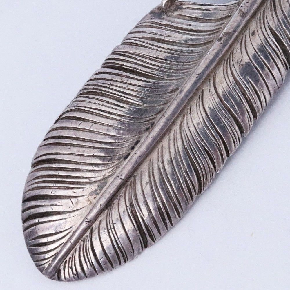 TARO WASHIMI 廃盤 上金 ライト Lフェザー 右向き シルバー - メルカリ