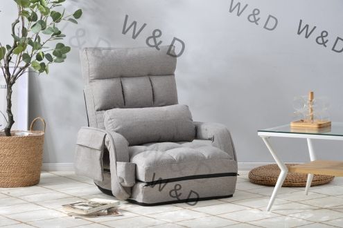 送料無料】座椅子 リクライニング 14段ギア リクライニングチェアー