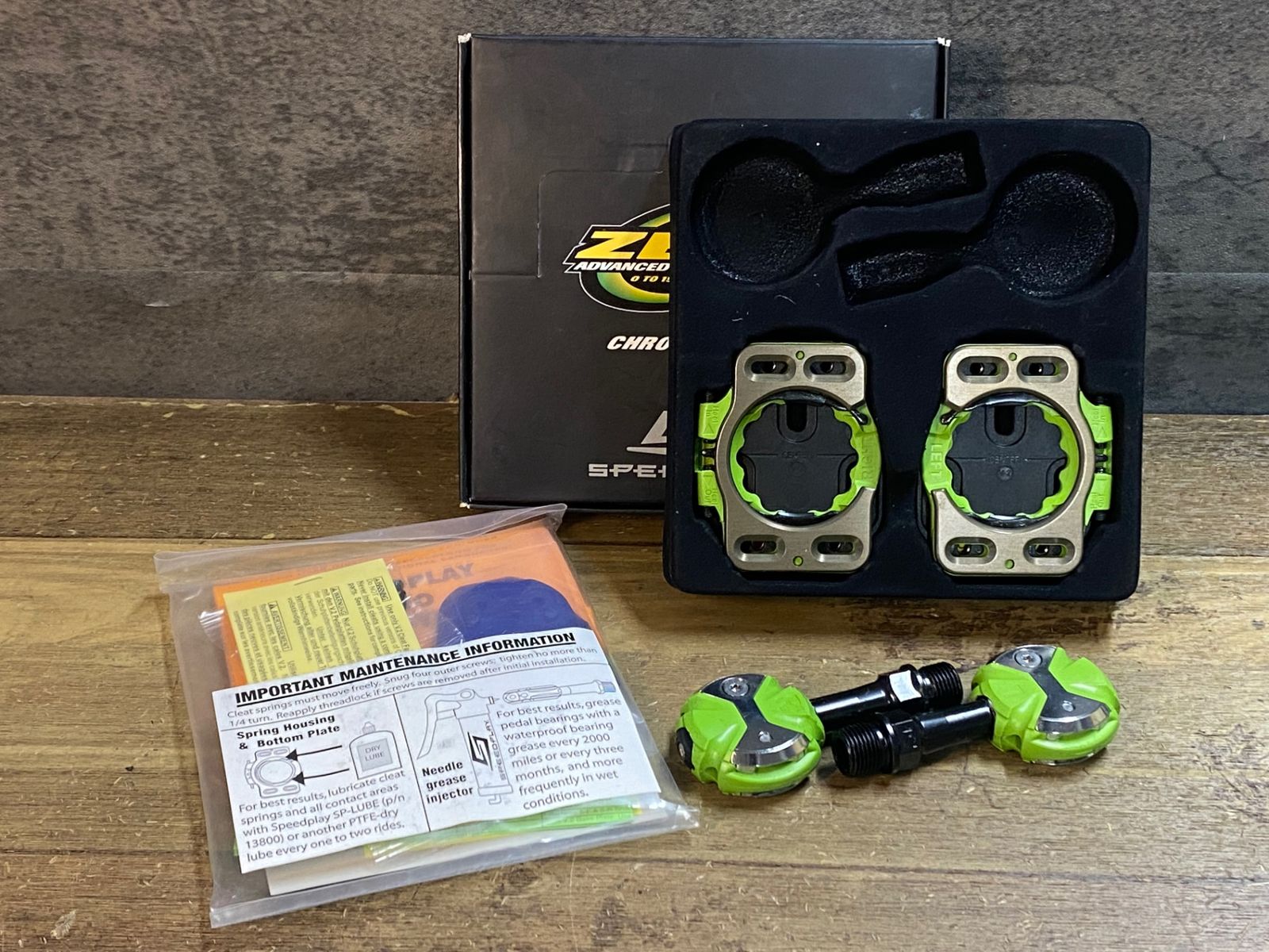 JR796 スピードプレイ SPEEDPLAY ZERO ビンディングペダル クロモリ