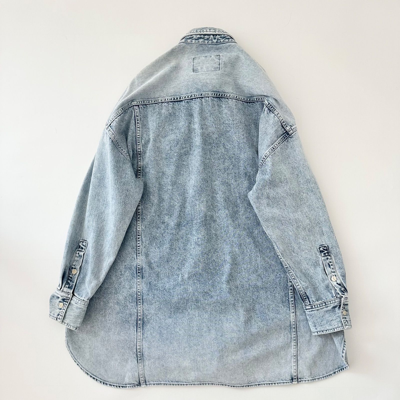 Whim Gazette ウィム ガゼット 11ozケミカルデニムシャツワンピース