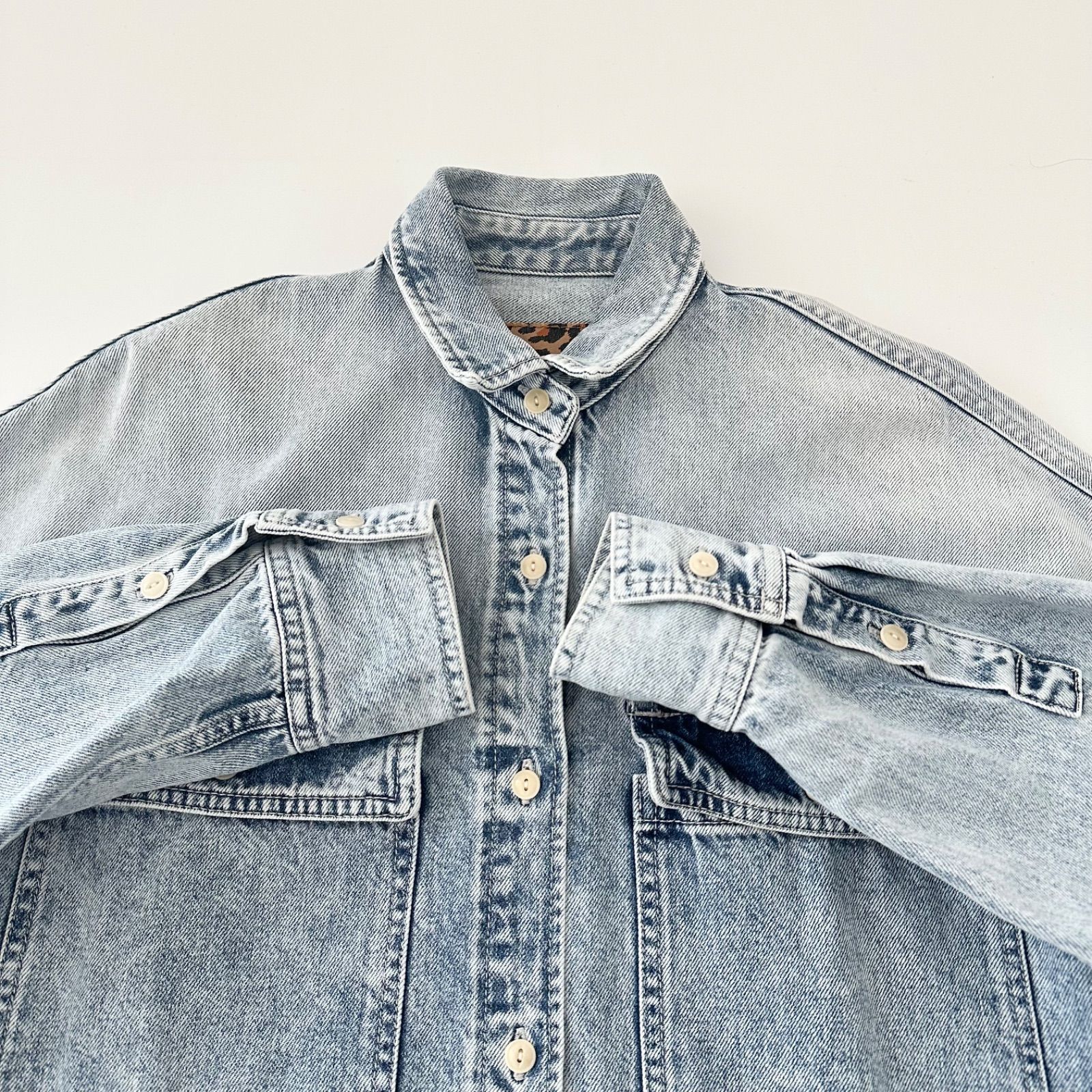 Whim Gazette ウィム ガゼット 11ozケミカルデニムシャツワンピース