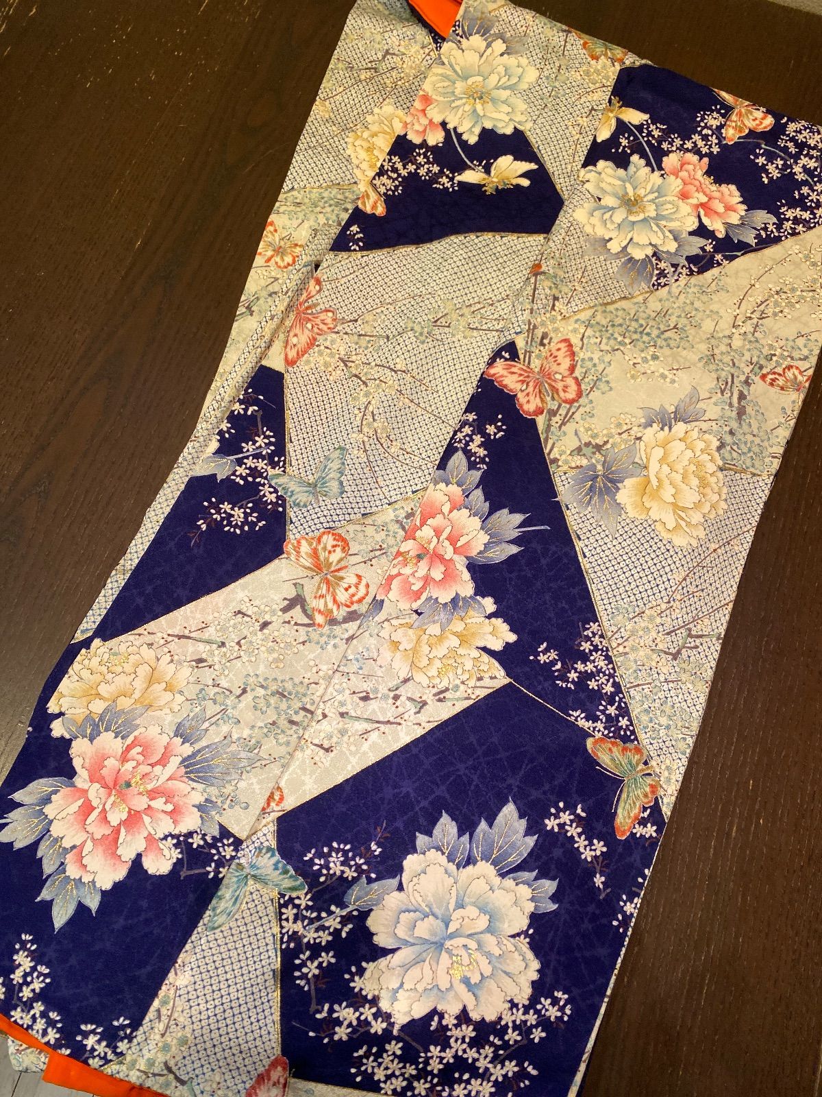 まとめ売り】正絹振袖7枚 リメイク素材 ハンドメイド向け - メルカリ