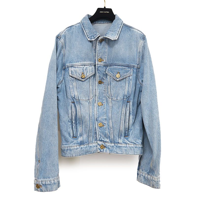 ルイヴィトン ダブルフロント デニムジャケット サイズ48 ヴァージルア