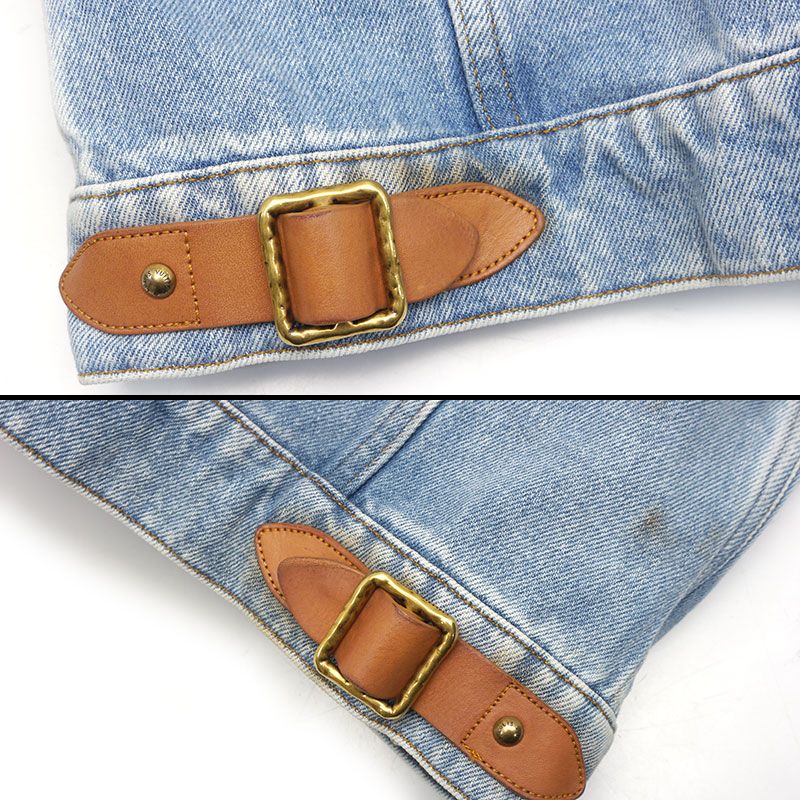 ルイヴィトン ダブルフロント デニムジャケット サイズ48 ヴァージルア