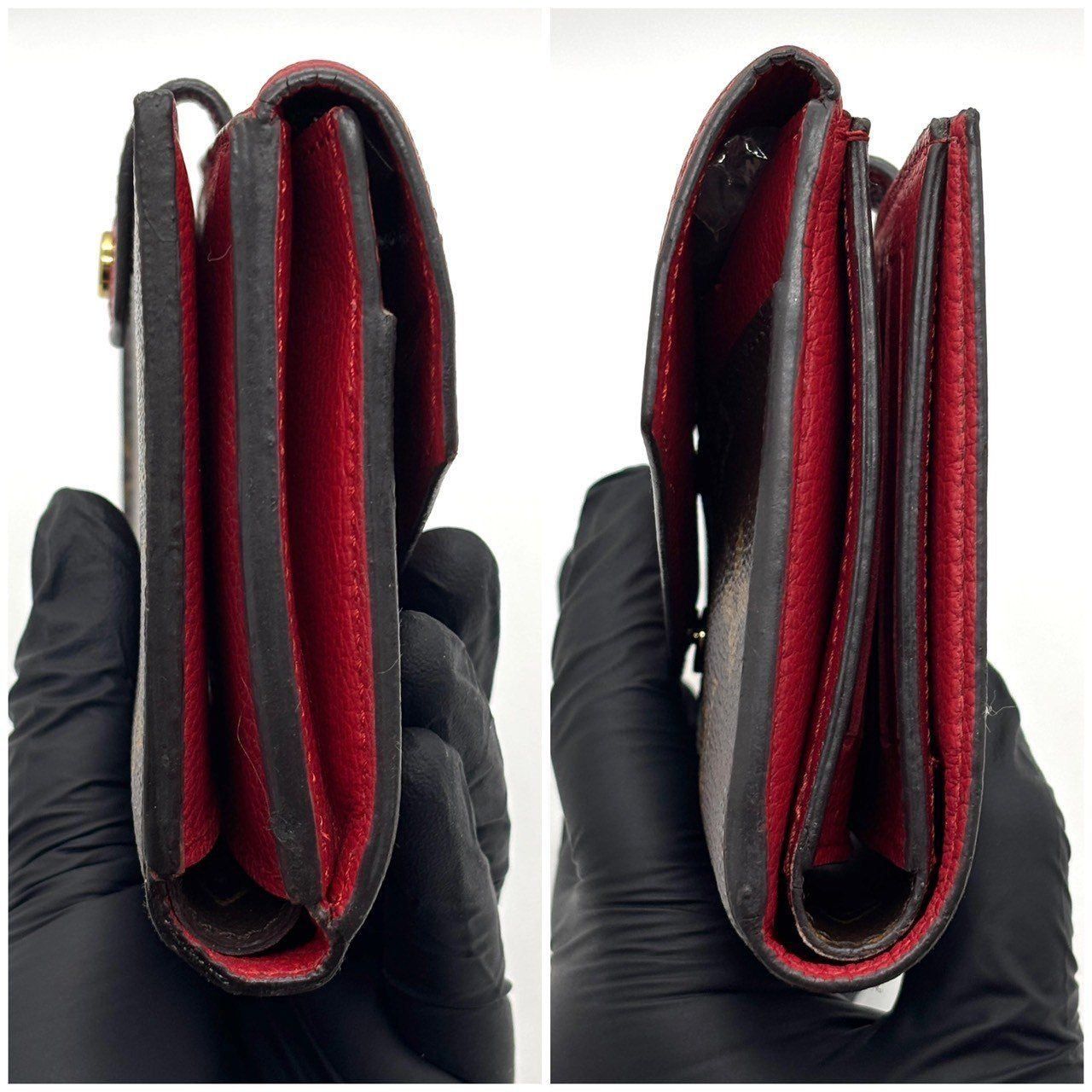 ルイヴィトン 財布 モノグラム ポルトフォイユパラス M60140 赤 三つ折り ルイヴィトンポルトフォイユ パラス 14145 スリーズ(赤) レディース