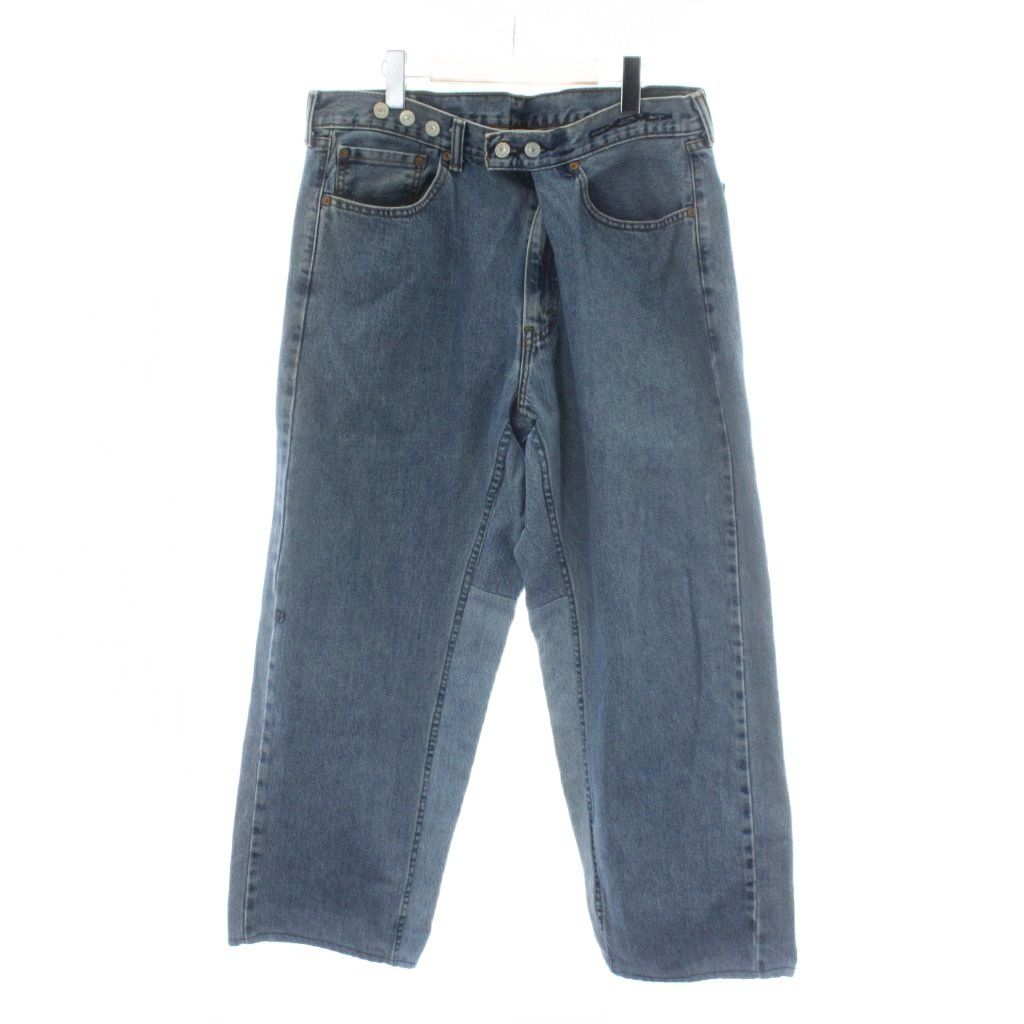 Sunny side up Levi's ダークブルー デニムパンツ リーバイス Levi's MADE by sunny side up デニム ワイドパンツ 2