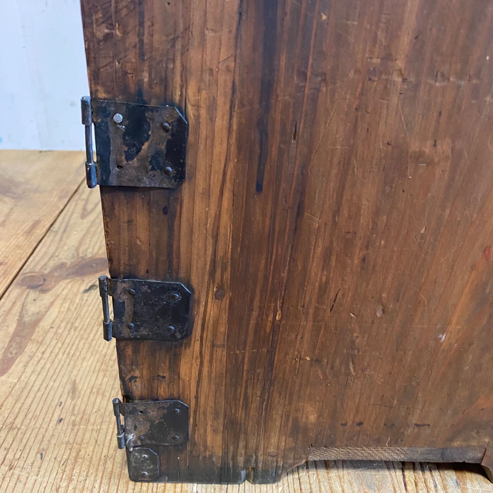 アンティーク 時代箪笥 小箪笥 和箪笥 金具付き 古家具 古道具 レトロ