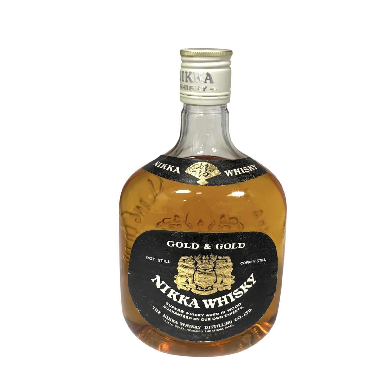 ④【未開封】ニッカ ウィスキー G&G ゴールド&ゴールド 760ml 43