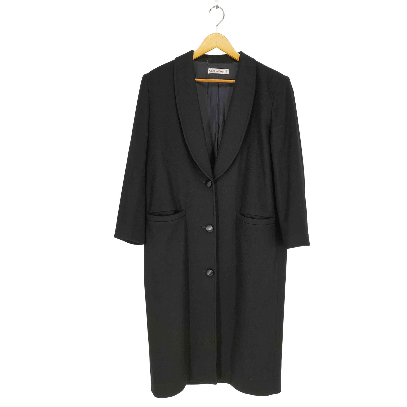 ユーズドフルギ USED古着 cashmere half カシミヤ混チェスターコート