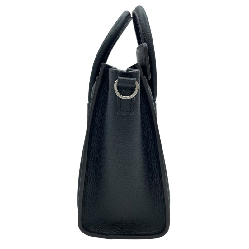 セリーヌ CELINE ラゲージナノ 168243 ブラック ドラムドカーフ