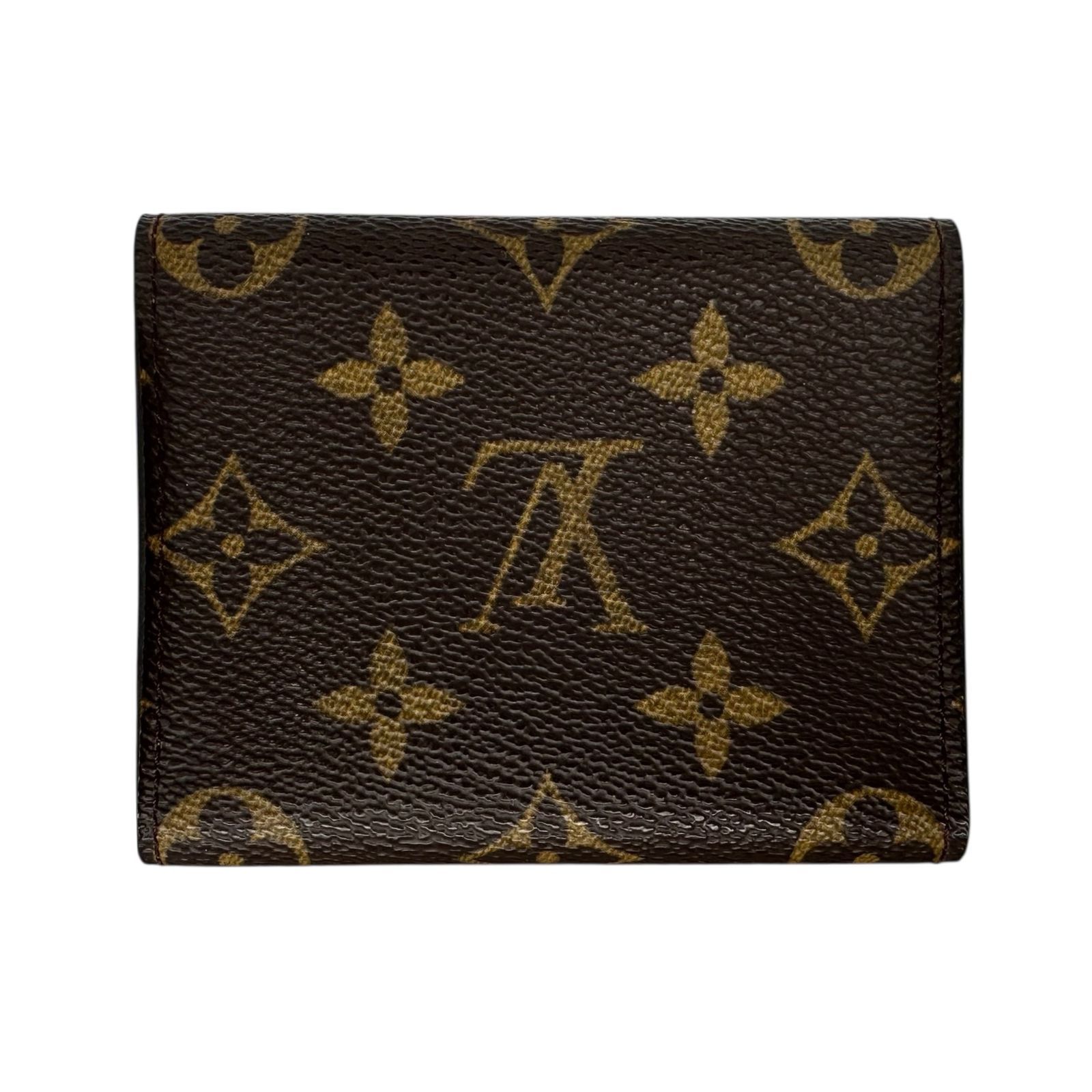 Louis Vuitton ルイ ヴィトン アンヴェロップ カルト ドゥ ヴィジット M 63801 モノグラム ブラウン カードケース 名刺入れ AB 9304