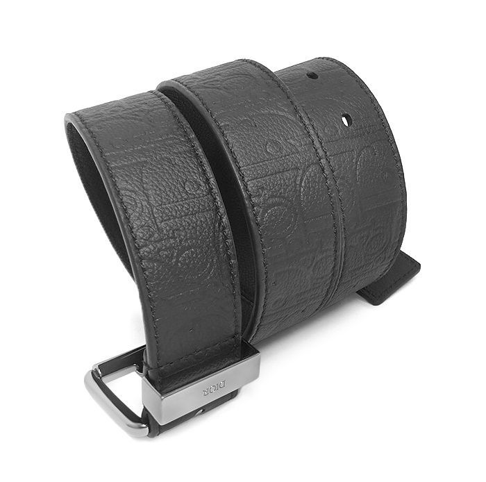 併売商品※◇中古美品◇DIOR【ディオール】ベルト レザー ブラック ピン