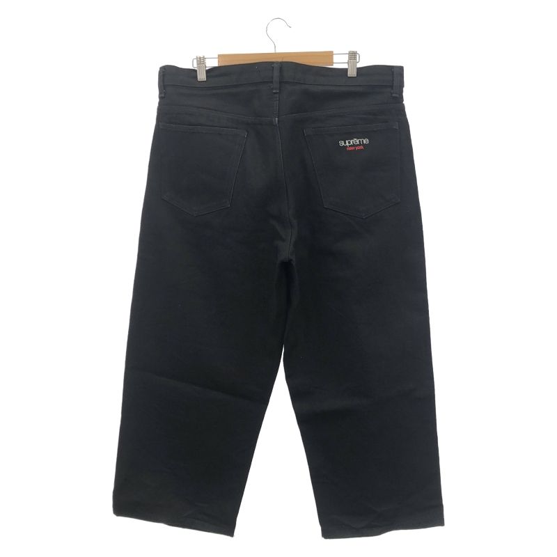 中古】SUPREME Baggy Jean 34 Black [66] - メルカリ