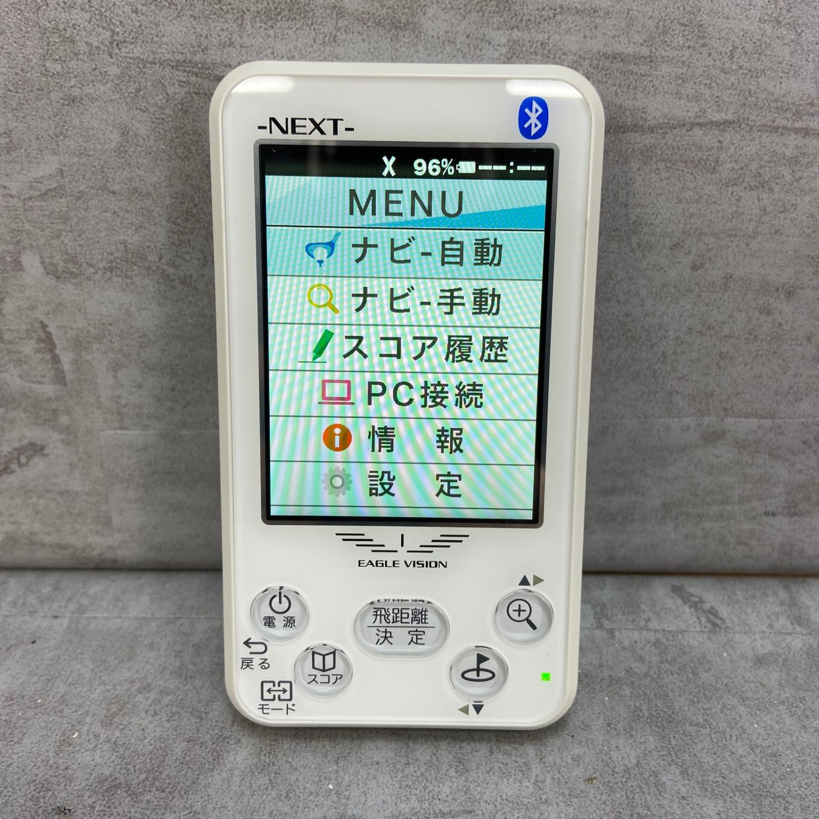 イーグルビジョン EV-732 ゴルフ用品 距離計測器 GPSナビ ホワイト 白