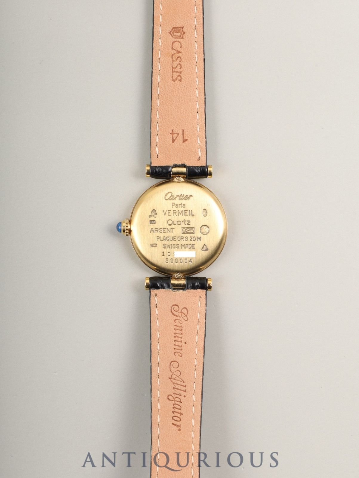 カルティエ マスト ヴァンドーム VLC SM 590004 クォーツ Cal.90 SV925