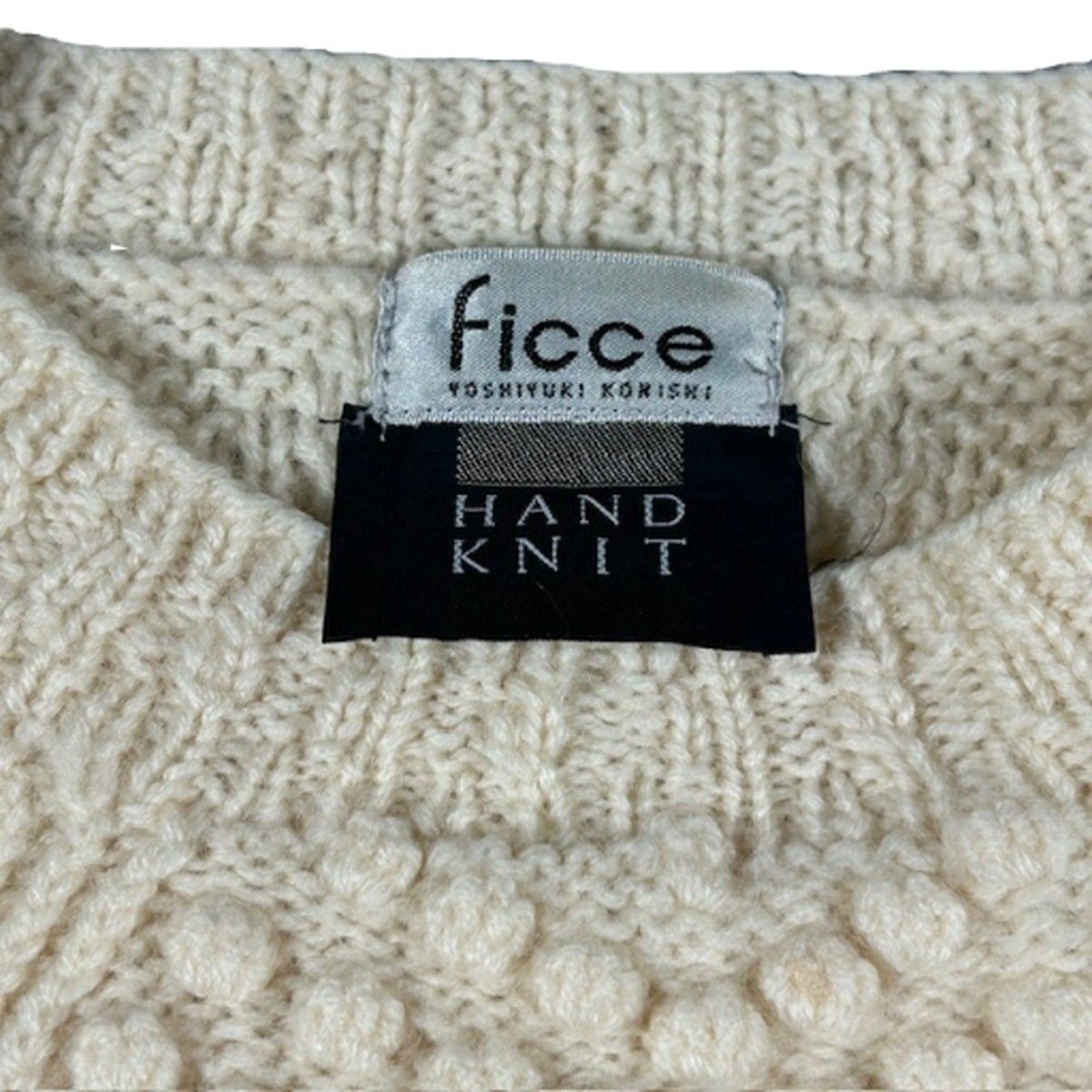 FICCE YOSHIYUKI KONISHI フィッチェ ヨシユキ コニシ ケーブルニット